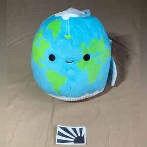 Squishmallows For Pets Squeaky Dog Toy "Roman the Planet"